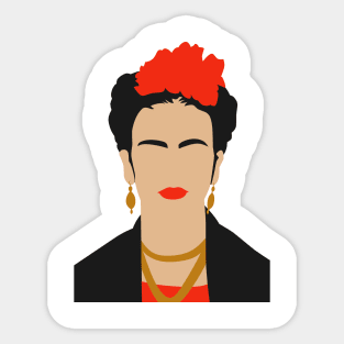 Vector Simple Frida Kahlo Sticker